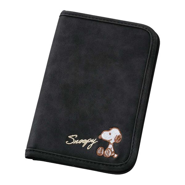 メール便 送料無料 電子 車検証 ケース 書類 マルチケース snoopy スヌーピー エレガンス ...