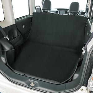 防水 シートカバー リア用 後席用 荷室 トランク ラゲッジ 汎用 1枚 防水デオ 撥水 抗菌防臭 ウエットスーツ素材 カーシートカバー ブラック 黒 送料無料