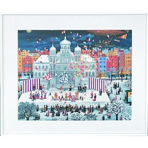 額　「 SAPPORO SNOW FESTIVAL」ビンカシワ　ポスター画