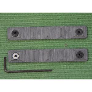 GHOST TAGT GEAR　グリップパネル Gray　LONG　2枚セット Key Modレール...