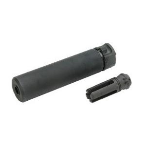 ANGRY GUN サイレンサー SURE FIRE SOCOM 556 & QD ハイダー BLACK