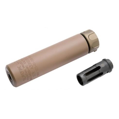 ANGRY GUN サイレンサー　14mm逆ねじ SURE FIRE SOCOM 416 &amp; QD ...