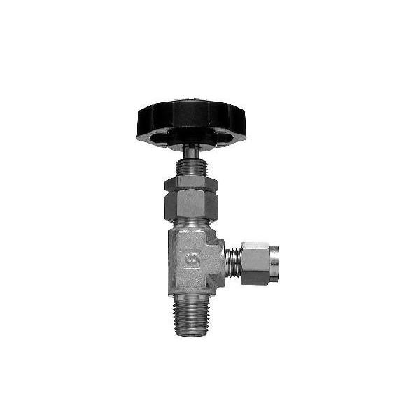 S-joint　SUS316製ミニチュアバルブ（アングル型）　SVDW-8M-4R