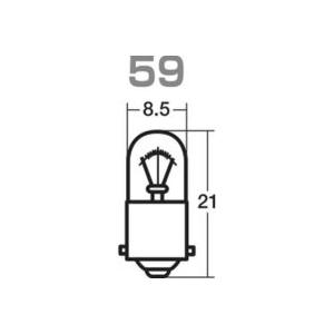 スタンレー　パネル、メーター用電球　A1372J　10 個 セット　12V 2W　T8.5　BA9s...