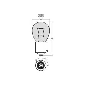 スタンレー 　シングル球　A4957　10 個 セット　12V 21W　アンバー　S25　BAU15...