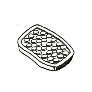 大野ゴム　DH-2086　ペダルパット　DH2086　31321-87502-000　31321-8...