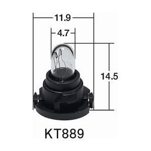 スタンレー　ミニチュア電球　KT889　10 個 セット　28V 1.4W　T4.7　照光スイッチ・...