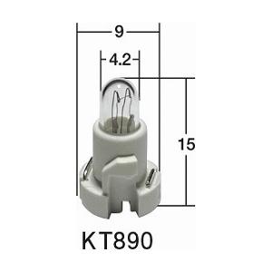 スタンレー　ミニチュア電球　KT890　10 個 セット　14V 80ｍA　T4.2　照光スイッチ・...
