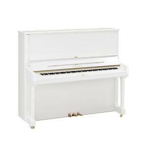 【ヤマハ YUS1TA3ホワイト特注トランスアコースティック】白 鏡面艶出し 新品アップライトピアノ 消音機能付き YAMAHA