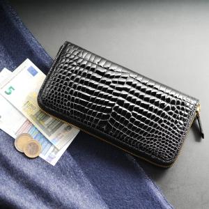 sankyo shokai（三京商会） スモール クロコダイル 長財布 メンズ