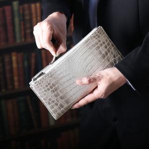 sankyo shokai（三京商会） ヒマラヤ クロコダイル ダブルファスナー