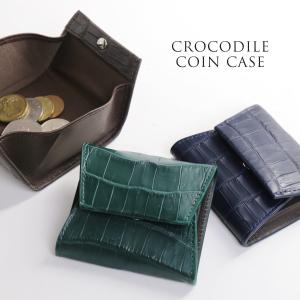 sankyo shokai（三京商会） クロコダイル ミニ財布 メンズ 本革 L字