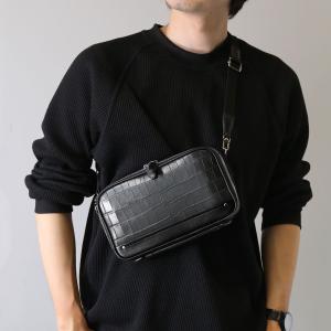 クロコダイル 2way ボディバッグ メンズ バ...の商品画像