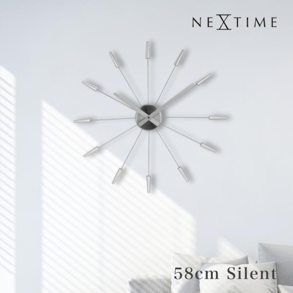壁掛け時計 おしゃれ  58cm 掛け時計 モダン 静音 リビング お祝い 大きめ  贈り物 上品 ...