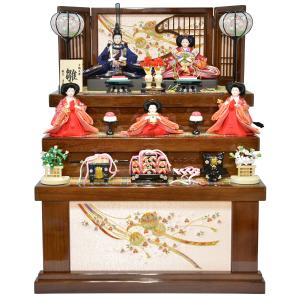 一秀 雛人形 ひな人形 雛 木目込人形飾り 七段飾り 十五人飾り 木村一