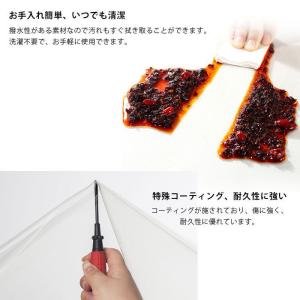 透明 テーブルクロス 円形 直径120cm/1...の詳細画像3