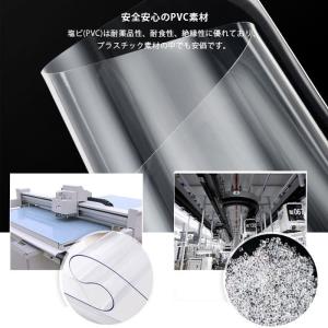 透明 テーブルクロス 円形 直径120cm/1...の詳細画像5