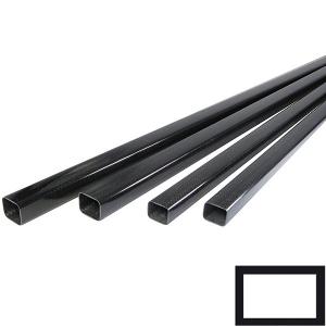 R&G Epoxy Carbon rectangular tube plain weave (3k) 23mm x 18mm x L500mm t1.0｜sano-factory