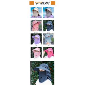 帽子 UVカット ハット 遮光 キャップ UV...の詳細画像4