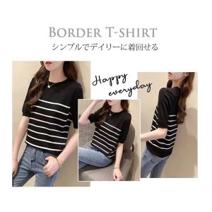 トップス レディース トップス カットソー 半...の詳細画像2