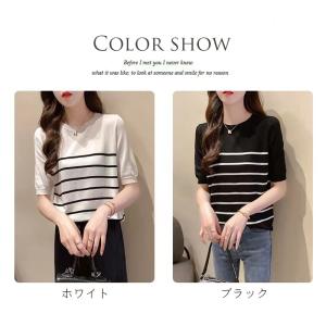 トップス レディース トップス カットソー 半...の詳細画像5