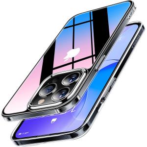 iPhone 14 Pro Max ケース TORRAS 正規品 クリア 強化ガラス 日本製9H硬度 薄型 軽量 カバー X00119LHY7｜sanosyoten