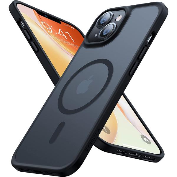 iPhone 13 14 ケース MagSafe対応 TORRAS 正規品 半透明 耐衝撃 マット ...