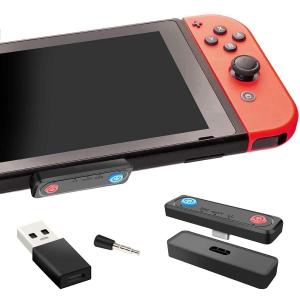 Bluetooth aptXLL オーディオアダプター ヘッドセット 無線 ワイヤレス 超薄型 USB-C レシーバー Nintendo switch/lite/PS4/PC