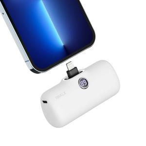 【20%OFFクーポン！在庫限り】iWALK モバイルバッテリー 超小型 iPhone 4800mAh Lightning コネクター内蔵 コードレス 充電対応 PSE認証済 iPhone用｜佐野商店