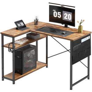 L型 ガラスデスク ブラック ＜PC パソコン ワーク デスク テーブル 机