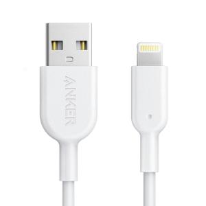 Anker iPhone 充電ケーブル PowerLine II ライトニングケーブル Apple MFi認証取得 iPad iPod AirPods 0.9m ホワイト FZ