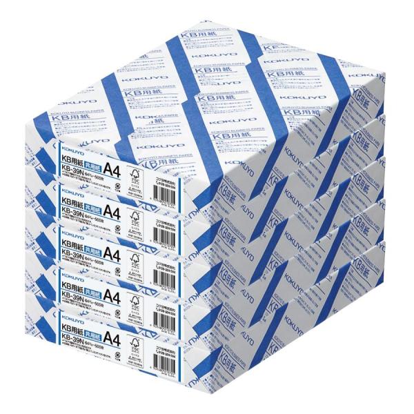 コクヨ コピー用紙 A4 白色度80% 紙厚0.09mm 500枚×5冊 2500枚 FSC認証 A...