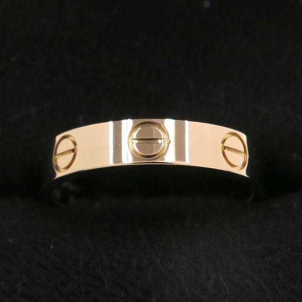 カルティエ ミニラブリング#50(日本サイズ9.5号近辺)  Aランク.