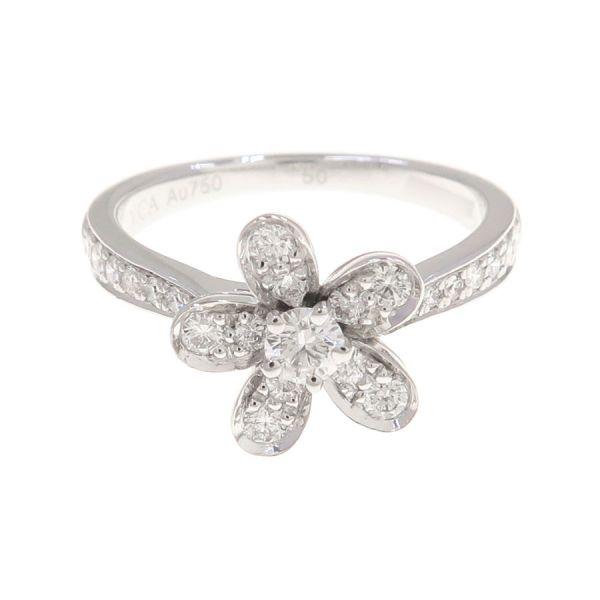 ヴァンクリーフ＆アーペル ソクラテスダイヤリング/1フラワー#50(日本サイズ9.5号近辺)  Aラ...