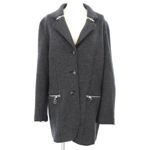 伊太利屋　軽量モヘヤ　コート 伊太利屋（Italiya） モヘヤ ニット コート フォックスファー