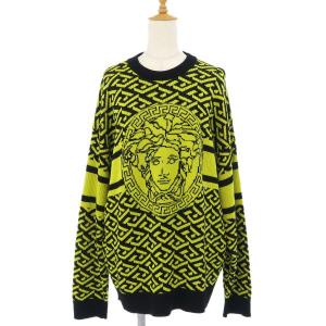 ヴェルサーチェ VERSACE 総柄 ダウンジャケット 1002793 イエロー 36
