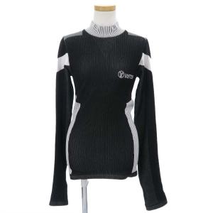 LOUIS VUITTON ルイヴィトン コットン ヘンリーネック リンガーTシャツ  