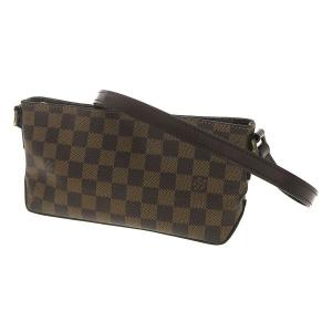 LOUIS VUITTON◇ポシェット・イパネマ_ダミエ・エベヌ_BRW/PVC/BRW