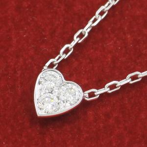ダイヤモンドネックレス カルティエ ハート ネックレス Cartier 