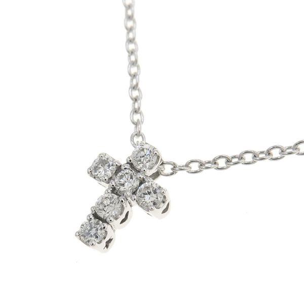 ポンテヴェキオ ダイヤクロスネックレス  Aランク.