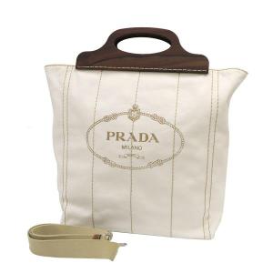 PRADA（プラダ） 三角ロゴプレート ミニ カナパ ハンドバッグ