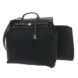 HERMES（エルメス） エールバッグ PM □G刻印 ナチュラルxブラック