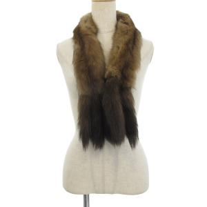 希少！FOXEY フォクシー ロシアンセーブル付き カシミヤス　トール マフラー FOXEY（フォクシー） ロシアンセーブルストール Aランク. : 質屋さのや