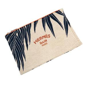 エルメス HERMES ポーチ トゥルースフラットGM ジョッキー ホース ベージュ