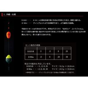キザクラ(Kizakura) 円錐ウキ  UZAWA　D-Win　[単品]　（浮力 J3）｜sanpei-yh