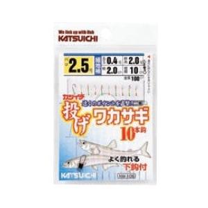 カツイチ(KATSUICHI) ワカサギ グロードームゼロ GD-7G (ハリ・幹糸 