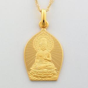 GS-1023 純金製 守護本尊ペンダント(丑・寅) 虚空蔵菩薩