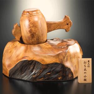 KW-1203 招福 走り大黒天 田中佑幸作 置物 オブジェ 水晶細工 大黒天像