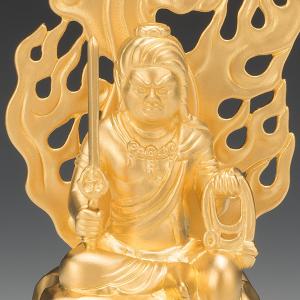 SG-1022 純金製 不動明王 座像の詳細画像1
