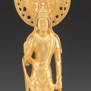 SG-1019 純金製 聖観音菩薩像 立像(大)の詳細画像3